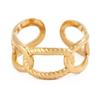 Wholesale High End Waterproof Three-dimensional M Letter Hollow Stainless Steel Finger Ring Trendy for Women Personalize Jewelry