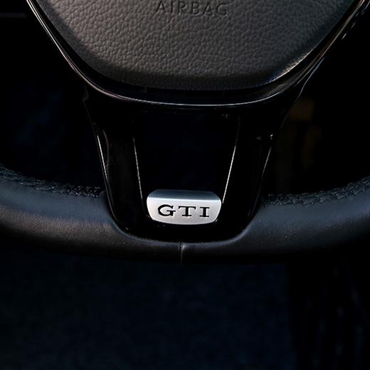 Hot 1Pcs VW Car Steering Wheel Decorative Cover R Line Emblem Sticker For Volkswagen R-Line R GTI Polo T5 T-ROC Golf Passat Scir