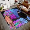 1pc Addams Family Wednesday5 Design Printed Area Rug Carpet for Bedroom Living Room Home Decor Rugs Mat Non Slip Mat Rug for Bedside