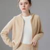 Fanzhen Women's Hooded Thick Cashmere Cardigan