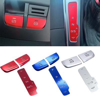 New Car Handbrake Shift Gear Panel Button Cover Trim Interior Styling Stickers For  A3 8V 2013-2019