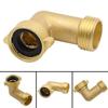 Connector Hose Elbow Angled Brass Fitting 90 Degree Angled Flashing Star Flexible For Garden Interface O-rings