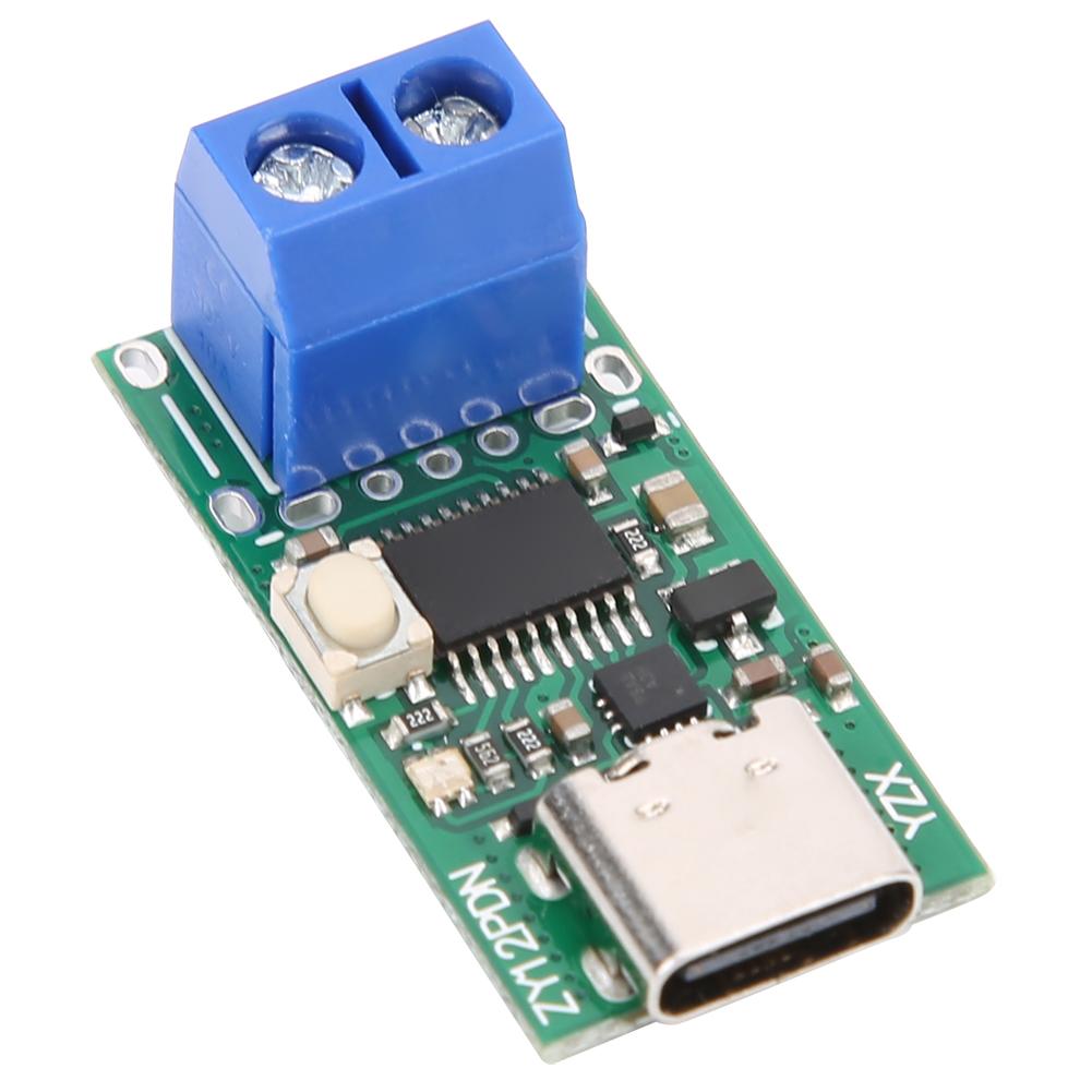 ZY12PDN Fast  Trigger Polling Detector USB‑C PD2.0 3.0 Power Board Module with Screw Terminal