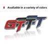 3D Metal GT Car Rear Trunk Emblem Sticker Decals Front Hood Grill Badge