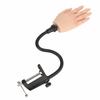 Nail Art Practice Hand Bendable Joints Silicone Artificial Nail Training Hand with Nail Tips for