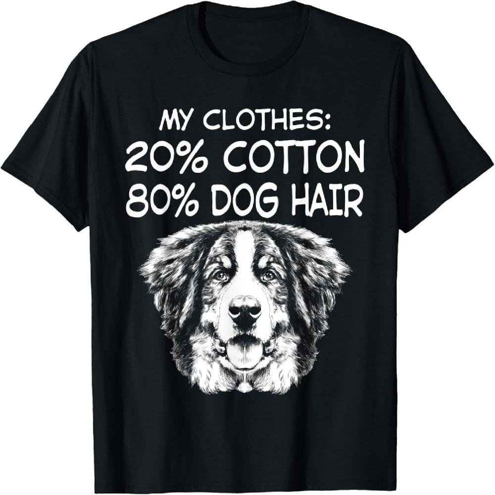 Funny Dog Gift Tshirt My Clothes 80 Percent Dog Hair T-Shirt XXXXXL чёрный