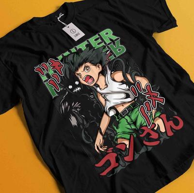Hunter X Hunter T-Shirt Gon Killua Anime Manga Unisex Tshirt T-Shirt All Size
