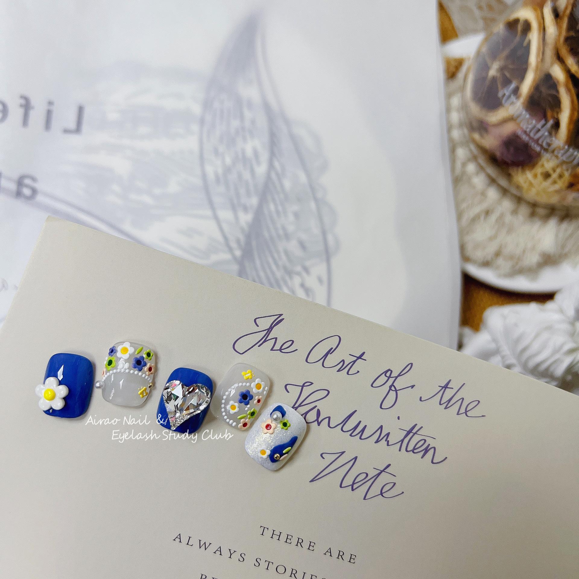 Рельефный маленький цветок наклейка для ногтей DIY Изготовление украшения to1538 — фото 6