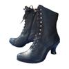 Large Size Autumn and Winter New Pointed Fashion Boots Temperament High Heel But Knee Leather Boots Women