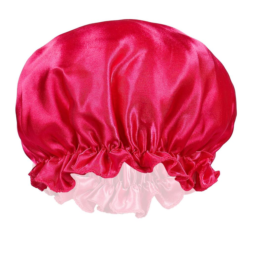Satin Sovmössa för Kvinnor - Enkel Huvudbonad för Hemma, Bad, Efter Förlossning eller Cellgiftsbehandling