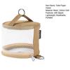 Outdoor Camping Tissue Case Roll Paper Storage Bag Large Capacity Zipper Closure Napkin Tissue Case Holder Mesh Bag