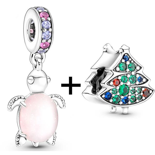 2 teile/los Schildkröte Octopus Vogel Charme Perlen Anhänger Passt Original Diy Armbänder Halsketten Für Frauen Männer Schmuck Geschenk Sonderangebot