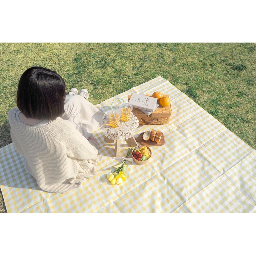 Artec Outdoor Leisure Sheet Cozy Picnic Mat x Old Yellow 74177 1.8m 2.7m