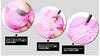 Cute makeup brush set with a dedicated makeup pouch pink 10-piece (7 brushes)