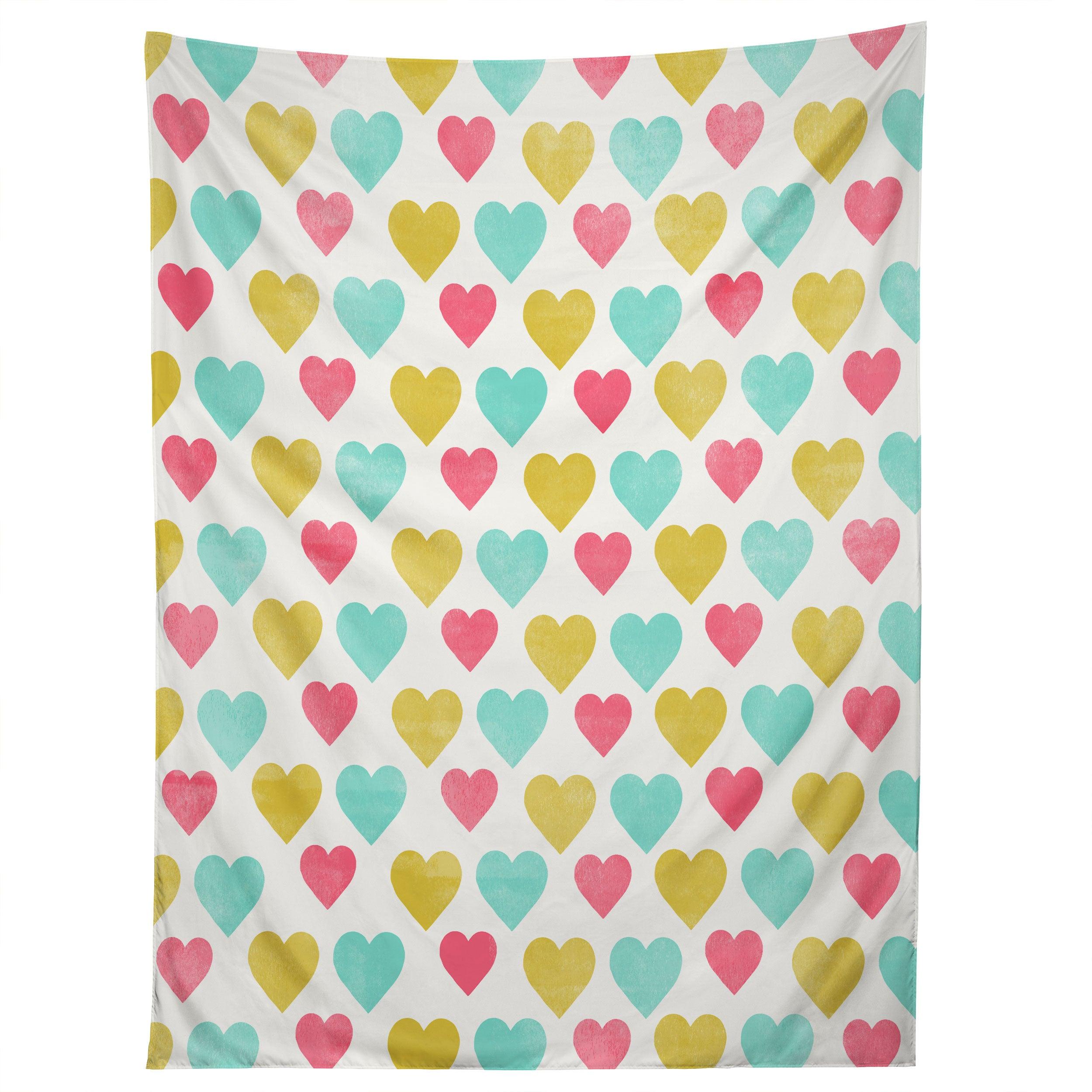 I LOVE YOU WITH ALL MY HEART tapestry 75x100