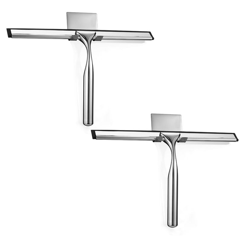 

Good-Squeegees With Adhesive Hook Household Cleaning Scrapers For Cleaning Mirrors, Tile Walls, And Glass