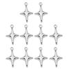 10Pcs Awn Star Shape Pendant for Valentines Day Elegant Awn Star Jewelry Making Necklace Bead DIY Earring Lightweigh