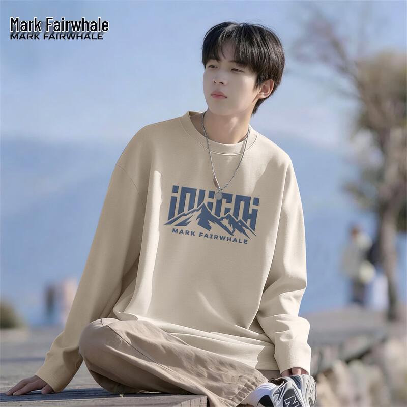 Mark Fairwhale Men's Pure Cotton Long-Sleeve T-Shirt
