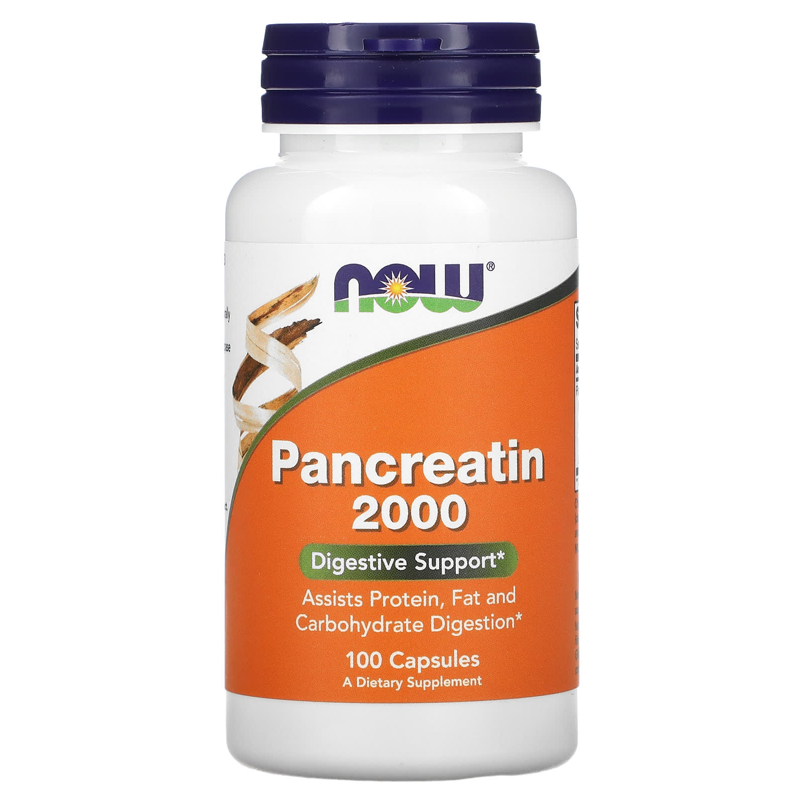 

Pancreatin 2000, 200Mg, 100 Capsules