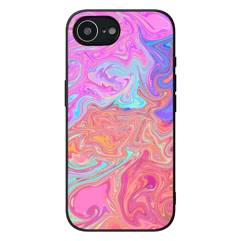 for Samsung Galaxy A25 A37 A57 A12 A14 A50 A51 A70 A71 A72 A21S A04 M15 Note 20 9 8 10 Case Marble Texture Flower Wallpaper