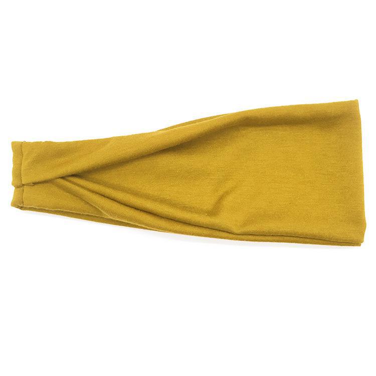 European & American Men's Sweat-Absorbing Sports Headband for Fitness, Yoga, and Running