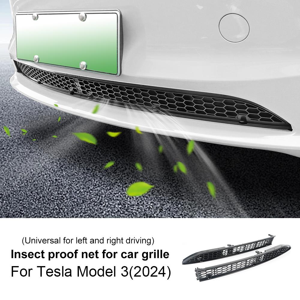 Anti-insect Air Inlet Protector Cover For Tesla Model 3 Highland 2025 Front Trunk Air Vent Intake Grille Filter Net Insect-proof