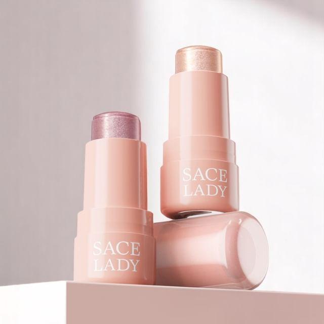 Sace Lady - Watery Jelly Highlighter Stick - 3 Colors 02 Rose - 8g