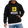 Flygplansläge Tryck Herr Huvtröjor Sport Casual Långärmade Sweatshirts Street Trends Pullover Vår Höst Dagens Outfit Topp Blå