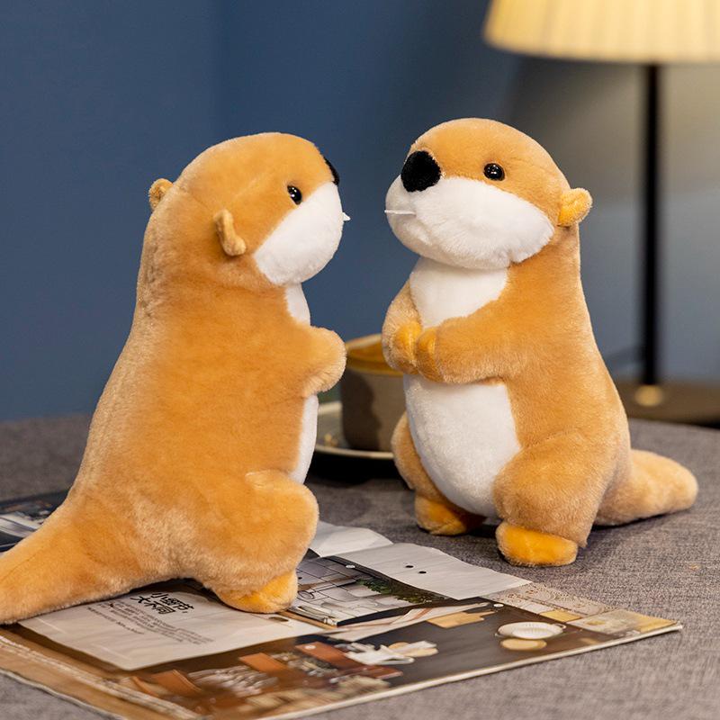 Nezha-Style Marmot Plush Toy - Soft Simulation Doll Birthday Gift