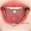 Satan's Child: Stylish & Comfy Tongue Ring - Hot & Flashy Ins Style