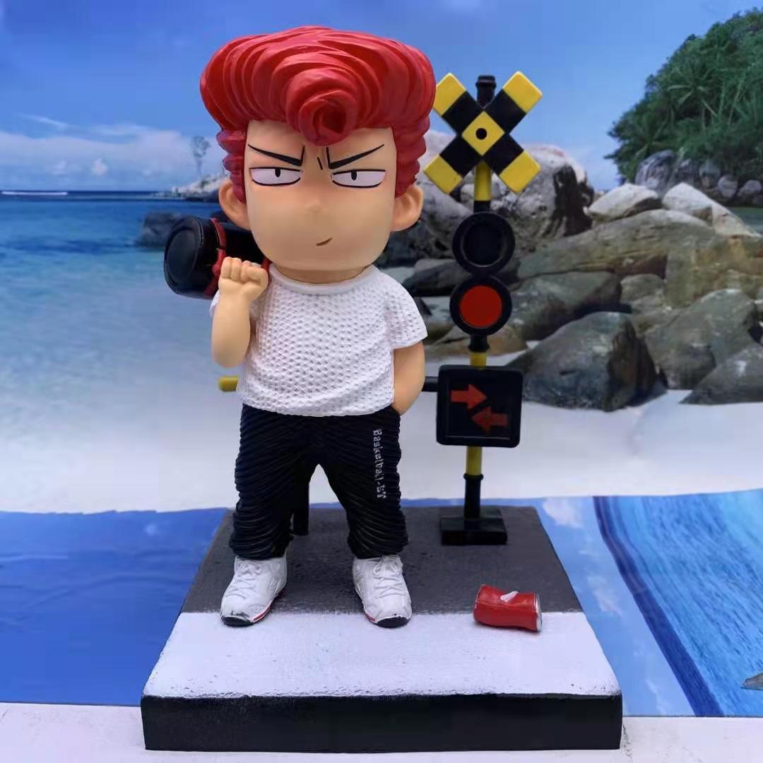 

Slam Dunk Hanamichi Sakuragi Kaede Rukawa Hisashi Mitsui Ryota Miyagi Q Edition Figure Model Toys Car Decoration