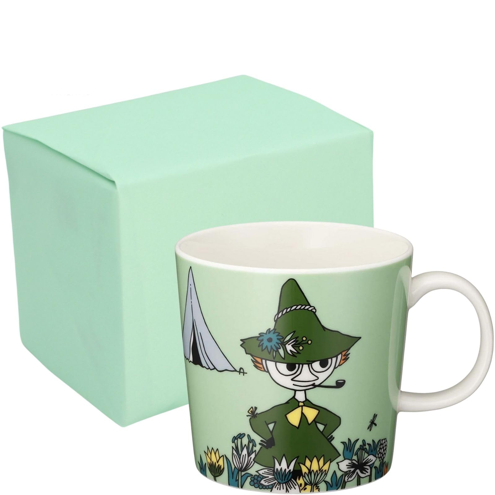 Arabia Moomin Classic Snufkin Mug 300ml Official Gift Wrapping Moomin Tableware Christmas Wedding Birthday Housewarming aW1015561 Imported