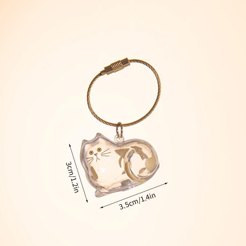 

Cat Accessories Cat Hair Collector Keychain Cat Hair Memorial Gift Items Cat Hair Storage Keychains Party Favors Gift Items