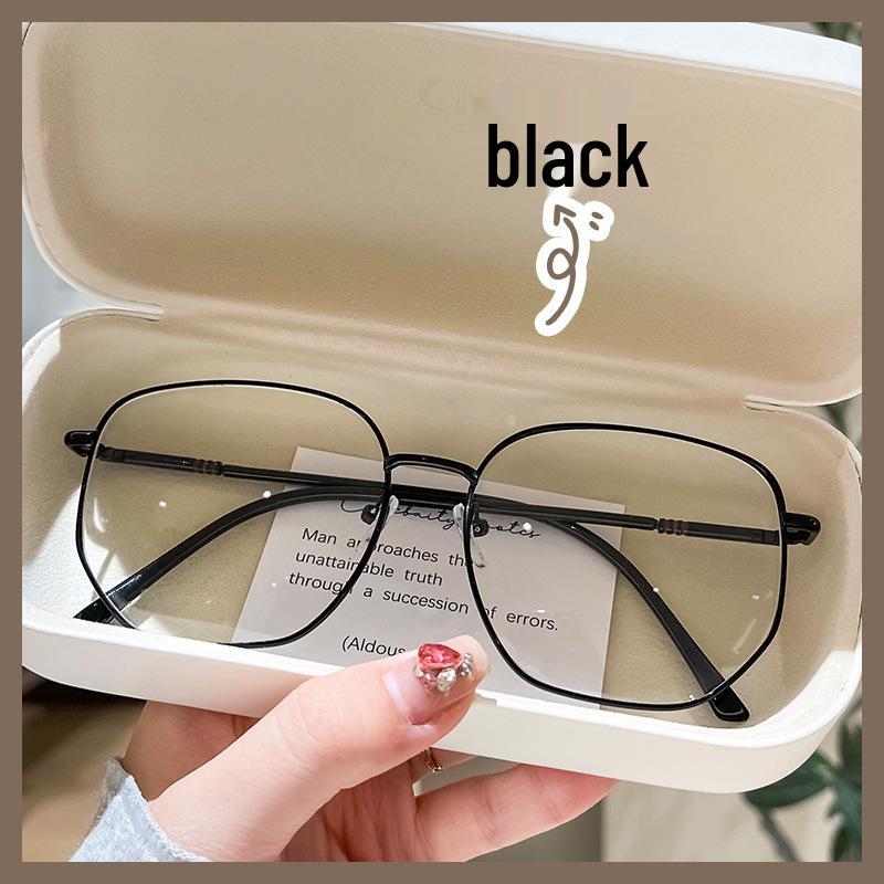 

Мужские фотохромные очки для близорукости: Защита от синего света, Большая оправа, Без диоптрий, Женский стиль, Можно вставить линзы по рецепту.