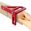 3D Multi Angle Layout Measuring Ruler Woodworking Square Protractor Aluminum alloy Miter Triangle Ruler