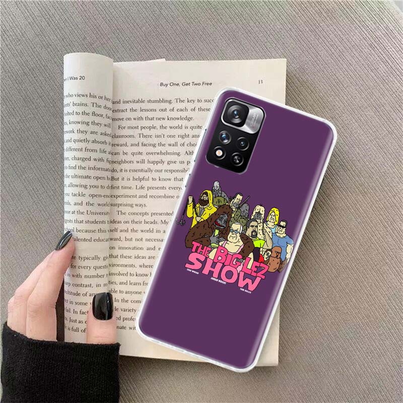 

The Big Lez Show Choomah Phone Case For Redmi Note 13 12 Pro Plus 14 15 Pro 5G 11 11T 11E 11S 10 Pro 10S 9 9S Cover Cell Clear T Redmi Note 10(10S)4G