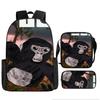 3Pcs Set Backpack, Gorilla Tag  Pencil Bag, Shoulder Bag, Backpack, Large Capacity Travel Bag, The Best Gift for Boys and Girls