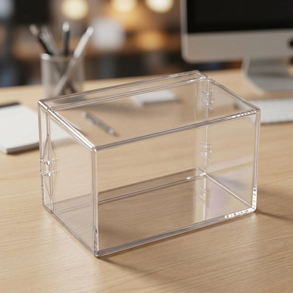 Transparenter Kunststoff-Aufbewahrungskoffer für Insektenpräparate oder kleine Dekorationen (Größe D.)
