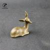 retro copper Christmas Deer Christmas Elk brass Reindeer Christmas Decoration home decoration accessories modern Miniature Props