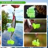 Set of 50 Hook Covers, Fishing Hook Safety Caps, Suitable for Size 5 and Small Fishing Hooks, Safety Lure Covers, Hanging Hole Design, Holder,
