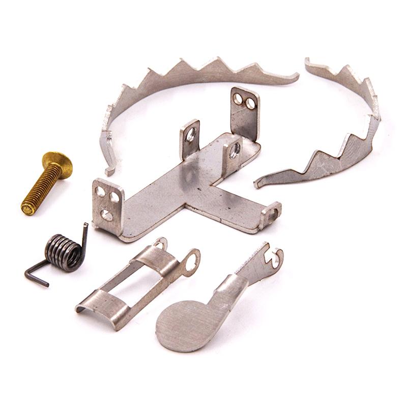 Mini Mouse Traps Keychain Stainless Steel Mini Clip Keychain For Temperament And Personality Jewelry Gifts For Men And Women