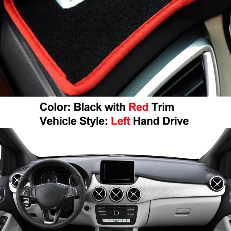 For Merce des-Benz B-Class (W246) 2012 - 2018  B-Klasse B160 B180 B200 LHD RHD DashMat 2017 2016Car Dashboard Cover Carpet