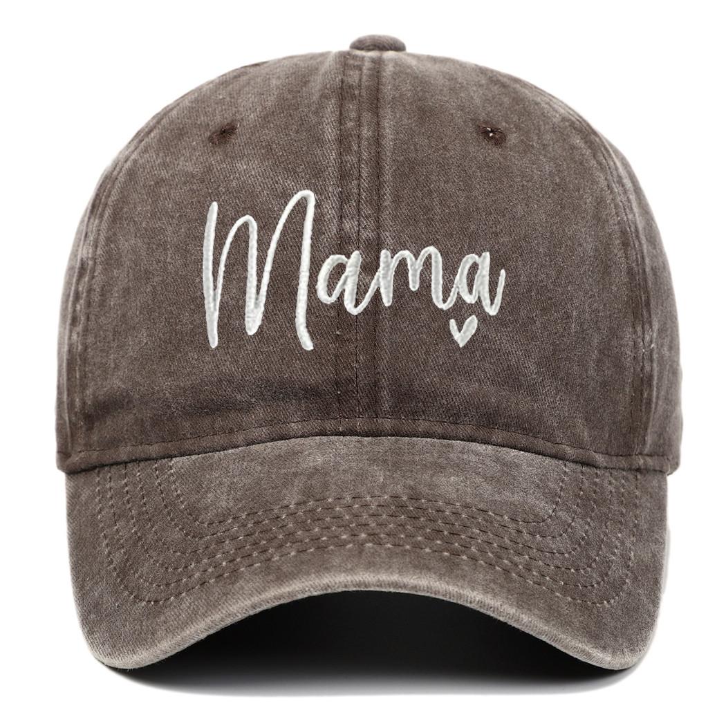 Classic Mama Embroidered Baseball Cap With Adjustable Fit For Casual Wear