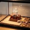 Automatic Reptile Water Feeder Leak-Proof Gravity Dripper No-Spill Waterer For Gecko Snake Lizard, Bearded Dragon, Indoor Tank
