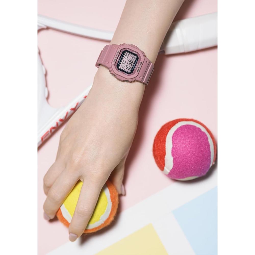 Casio [Casio] Watch Baby Gee [domestic Genuine] Radio Wave Solar Bgd 5650 4jf Ladies Pink Smoky Pink