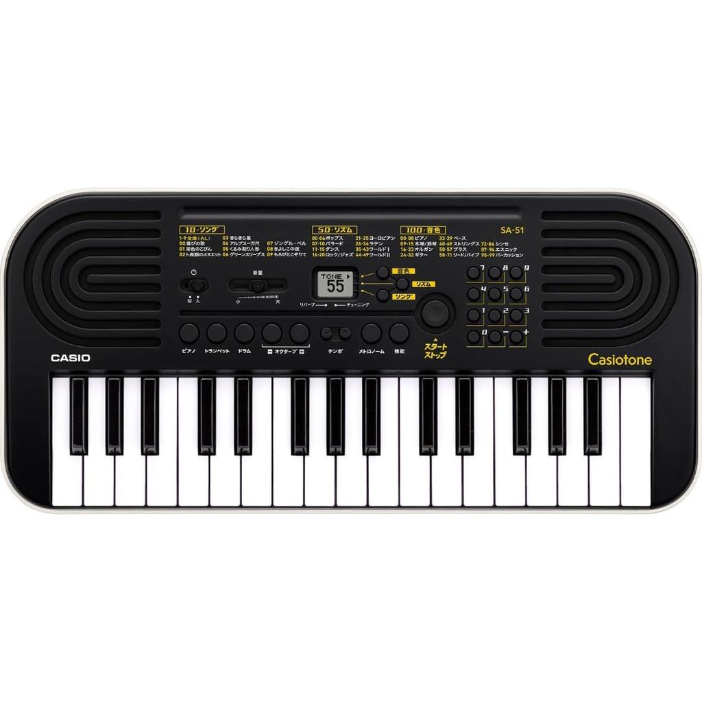Color Set Color Headphones Bag Casio Electronic Keyboard SA51 SA50 Casiotone 32 Mini Keyboard Black White White Green Children Beginners Beginners