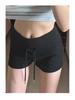 Women's Summer 2025 Slim Fit Drawstring Sporty Shorts