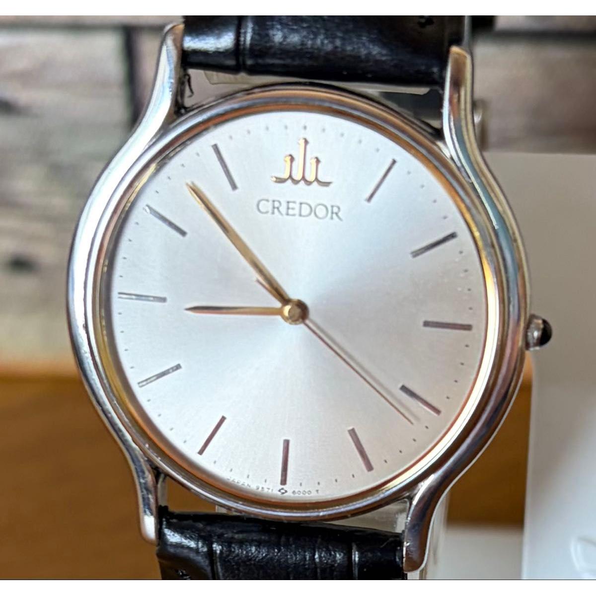 Used SEIKO CREDOR 9571-6000 quartz men s watch