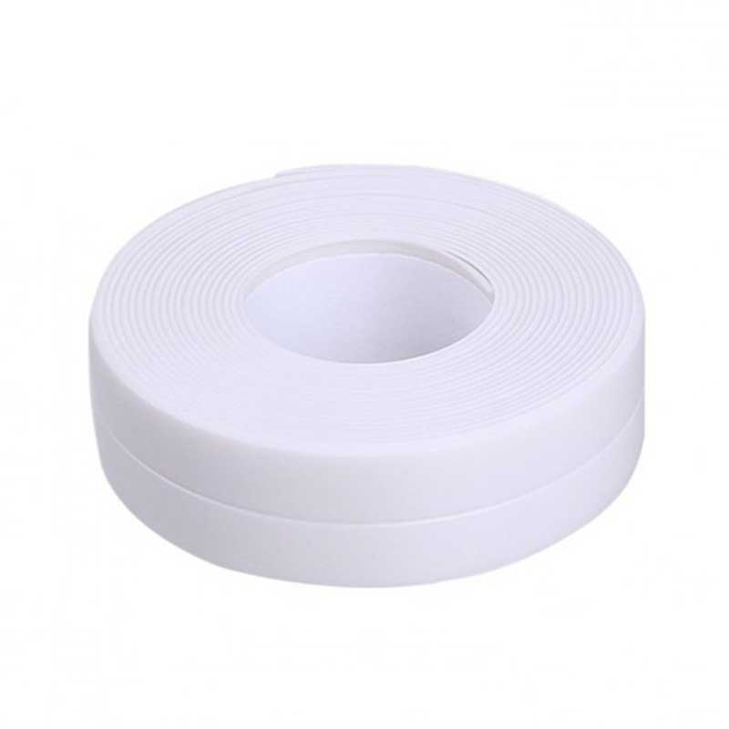PVC Sealing Strip Tape Bathroom Bath Toilet Caulk Tape Self Adhesive Waterproof Mildew Proof Tapes For Kitchen Sink Wall Corner