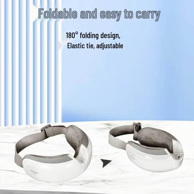 Hezheng Foldable Smart Eye Massager with Heat & Airbag Compression